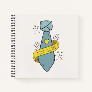 I Love You Dad Father's Day Notebook