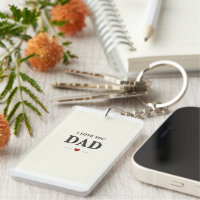 I Love You Dad Keychain – Small Sentimental Gift