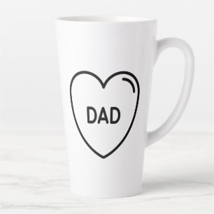 I love you dad l Father's day  Latte Mug