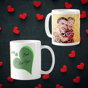 I love you Dad Valentines gift Coffee Mug