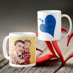 I love you Dad Valentines gift Coffee Mug