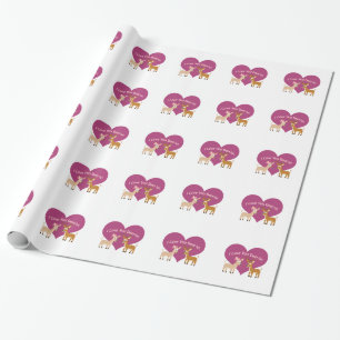 I Love You Deer-ly! Wrapping Paper