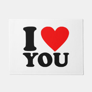 I Love You Doormat