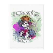 I love you even if I die - Te amo mi amor Canvas P
