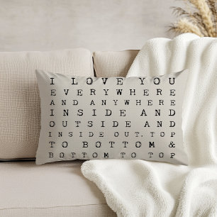 I Love You Everywhere   Accent Pillow