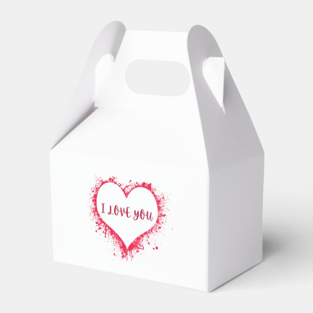I Love You Favour Box (Front Side)