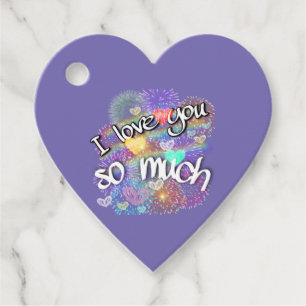 I love you favour tags