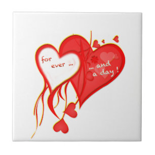 I LOVE YOU FOR EVER AND A DAY HEART TILE