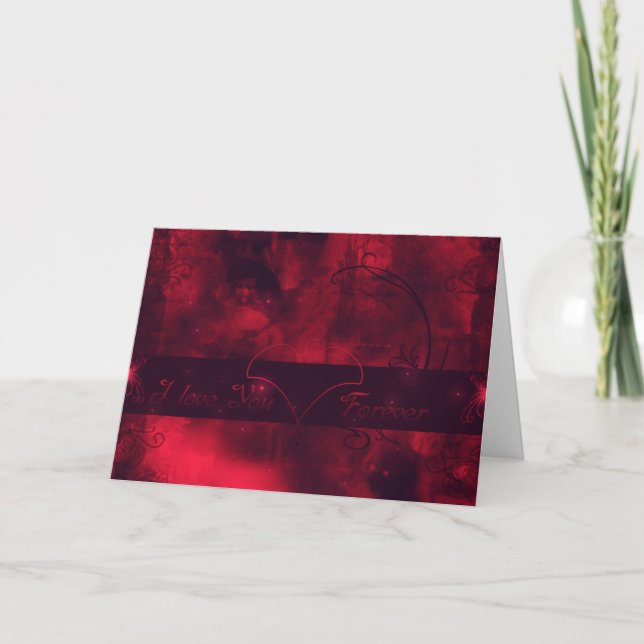 I love you - forever holiday card (Front)
