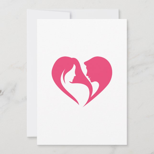 I Love You from the Heart.  Holiday Card (Front)