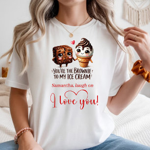 I Love You Gift Funny Food Valentine Women   T-Shirt