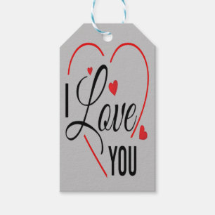 i love you,gift gift tags