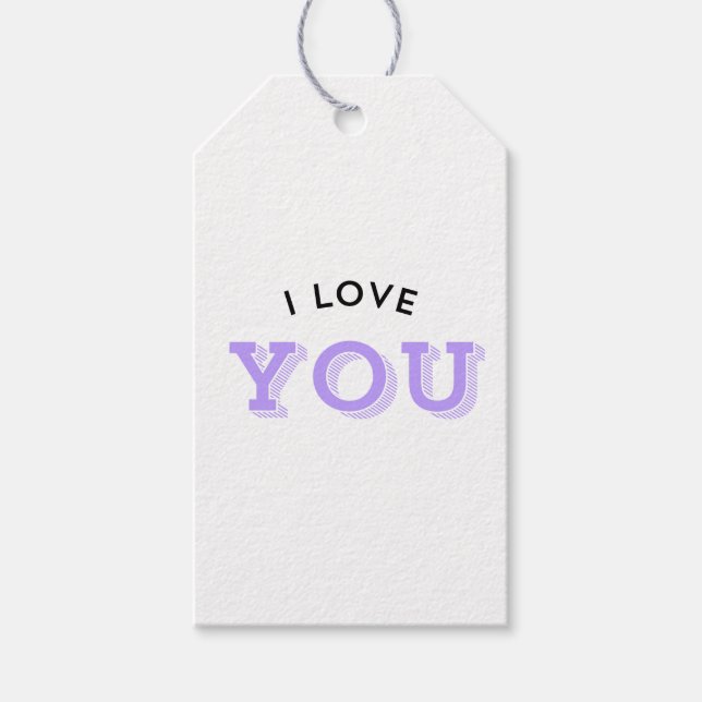 I Love You Gift Tags (Front)