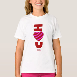 I Love You Girls White Basic T Shirt