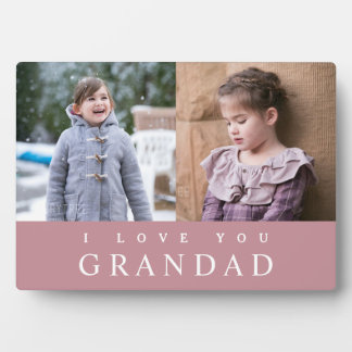 I Love You Grandad  Photo  Plaque