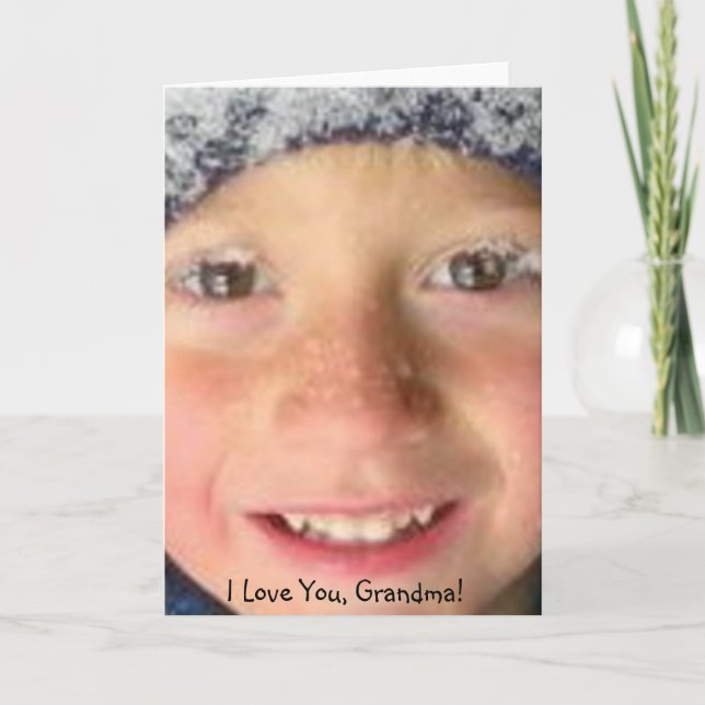 I love you Grandma Card (Front)