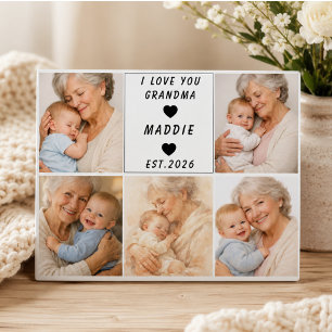 I Love You Grandma Grandparents Day Plaque