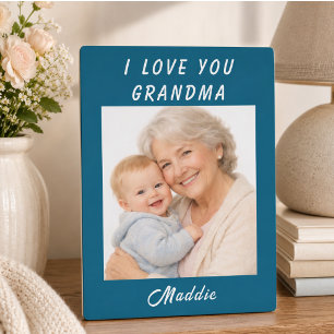 I Love You Grandma photo Grandparents Day Plaque