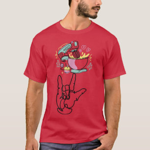 I Love You Hand baking Sign Language continuous li T-Shirt