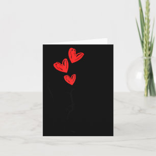 I-love You Hand Sign Heart Women Girls Valentines  Card
