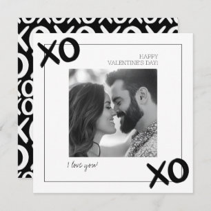 I Love You Happy Valentine's Day Husband XOXO Holiday Card
