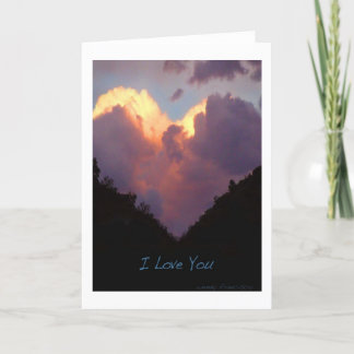 I Love You, Heart Cloud Card
