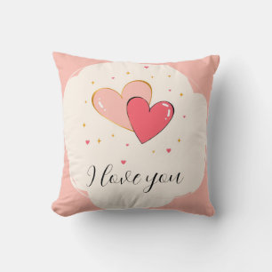 “I Love You” Heart design Cushion
