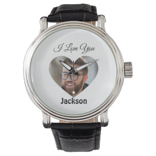 I Love You Heart Personalise Watch