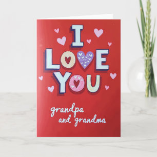 I Love You Heartfelt Grandpa Card