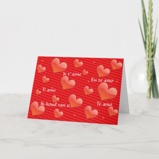 I Love You Holiday Card (Front)