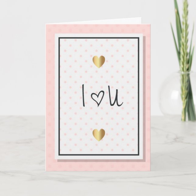 I Love You Holiday Card (Front)