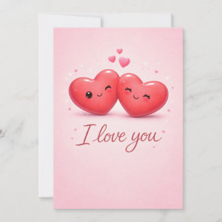 I love you!  holiday card