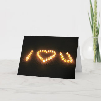 i love you holiday card