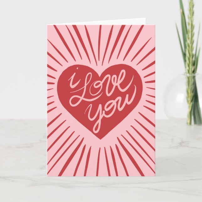 I love You Holiday Card (Front)