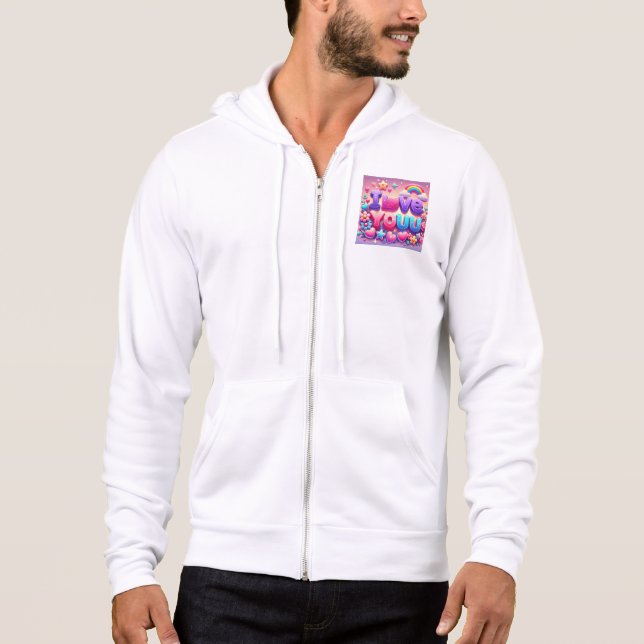 I Love You  Hoodie (Front)