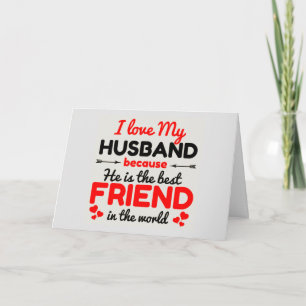 "I LOVE YOU" HUSBAND BIRTHDAY CARD