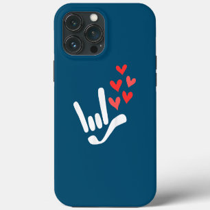I Love You ILY American Sign Language Talking iPhone 13 Pro Max Case