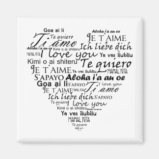 I love you in other languages 5 magnet