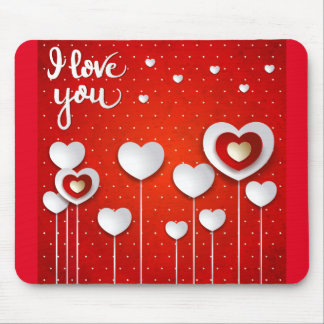 I love you in Red Mouse Pad