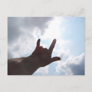 I LOVE YOU in Sign Language Postcard