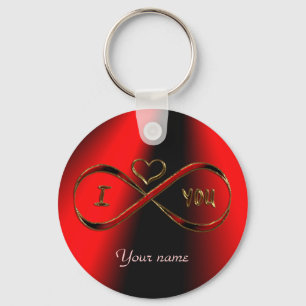 I love you infinitely key ring