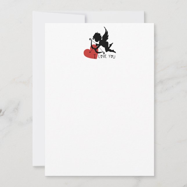 I LOVE YOU INVITATION (Front)