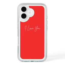 I Love You iPhone 16 Pouch – Cute Romantic Case