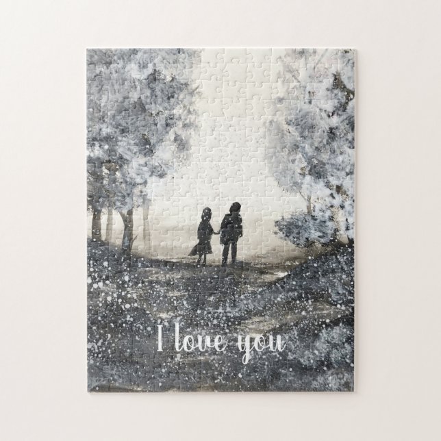 I love you Jigsaw puzzles (Vertical)