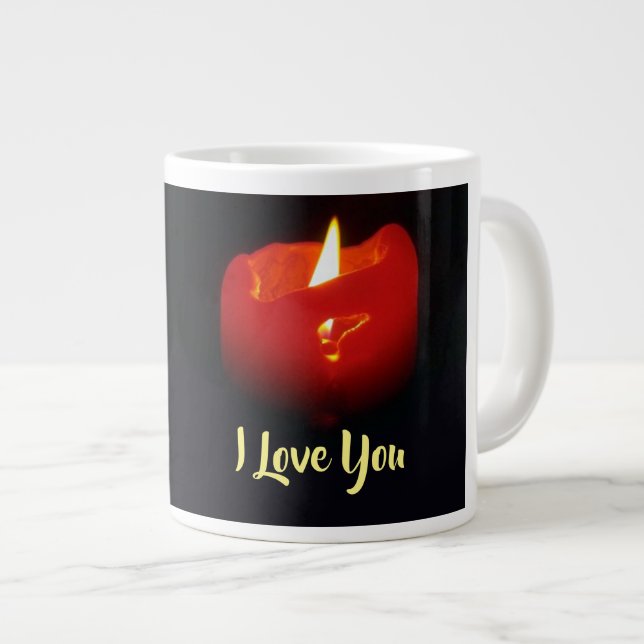 I Love You - Jumbo Gift Mug (Front Right)