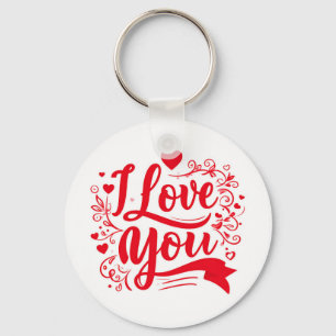 i love you key ring