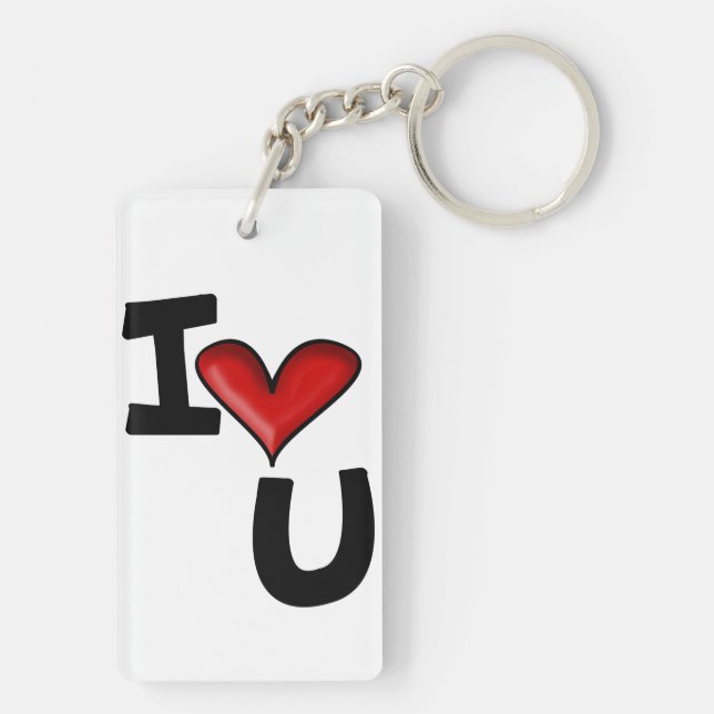i love you key ring (Back)
