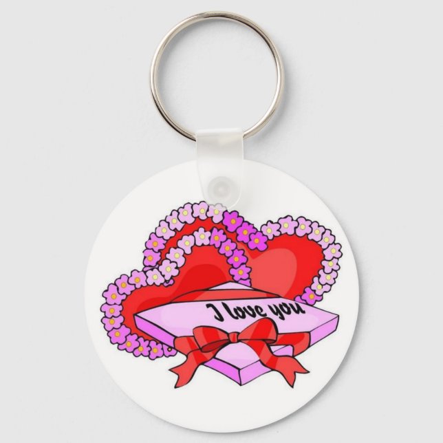 I Love You Key Ring (Front)