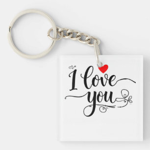 I love you key ring