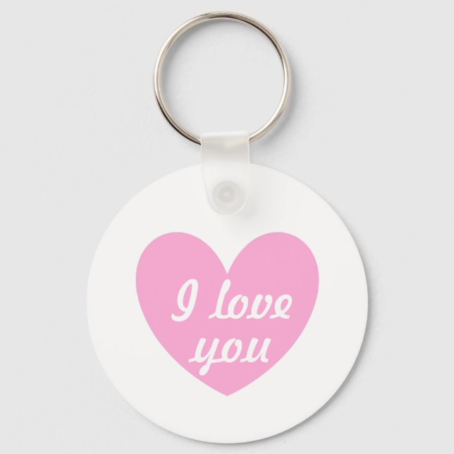"I love you" Key Ring (Front)